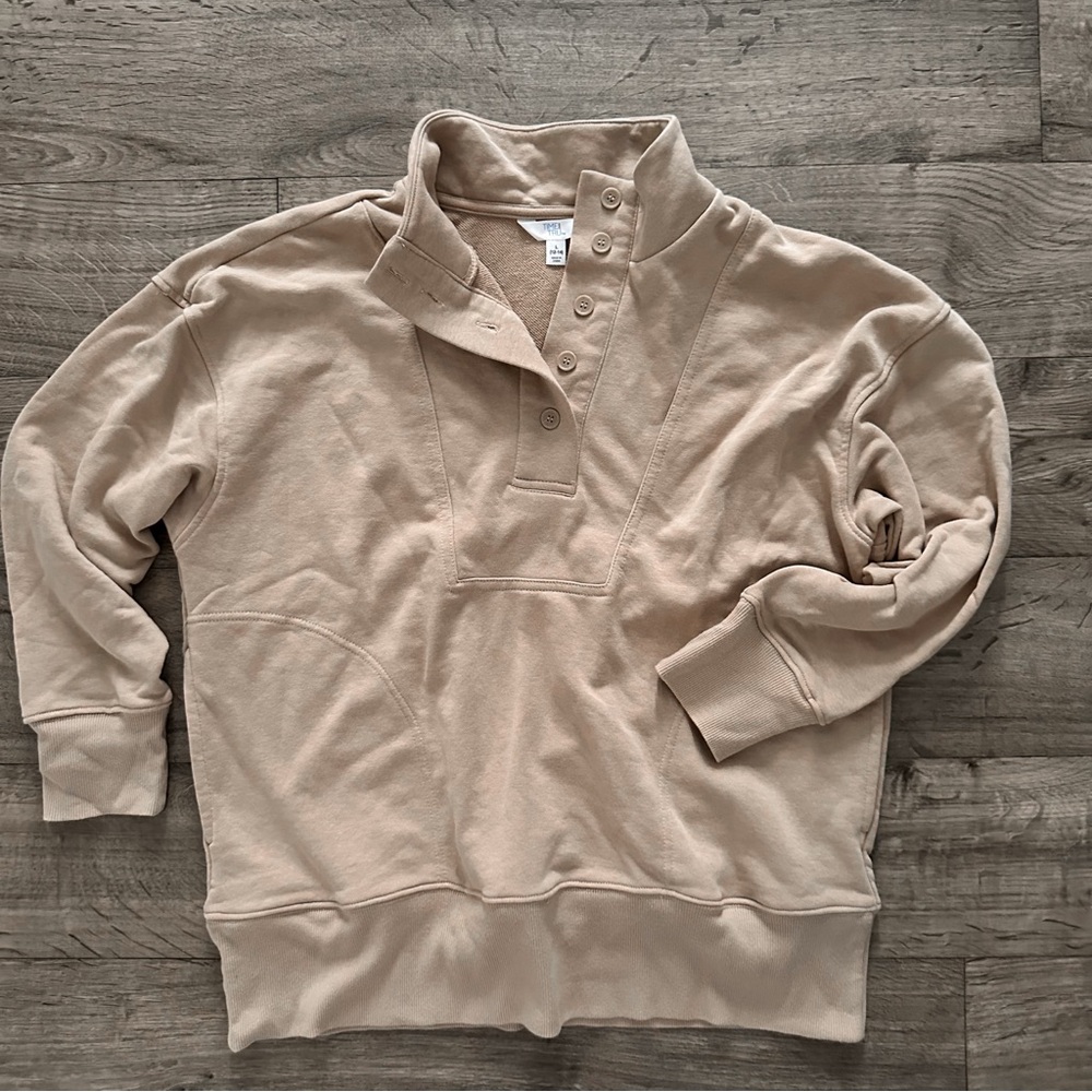 Black and Beige Button Up Pullover Bundle - image 5